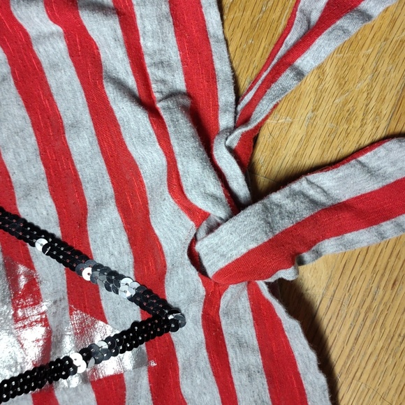 Girls Justice striped shirt in size 16 - Picture 5 of 6